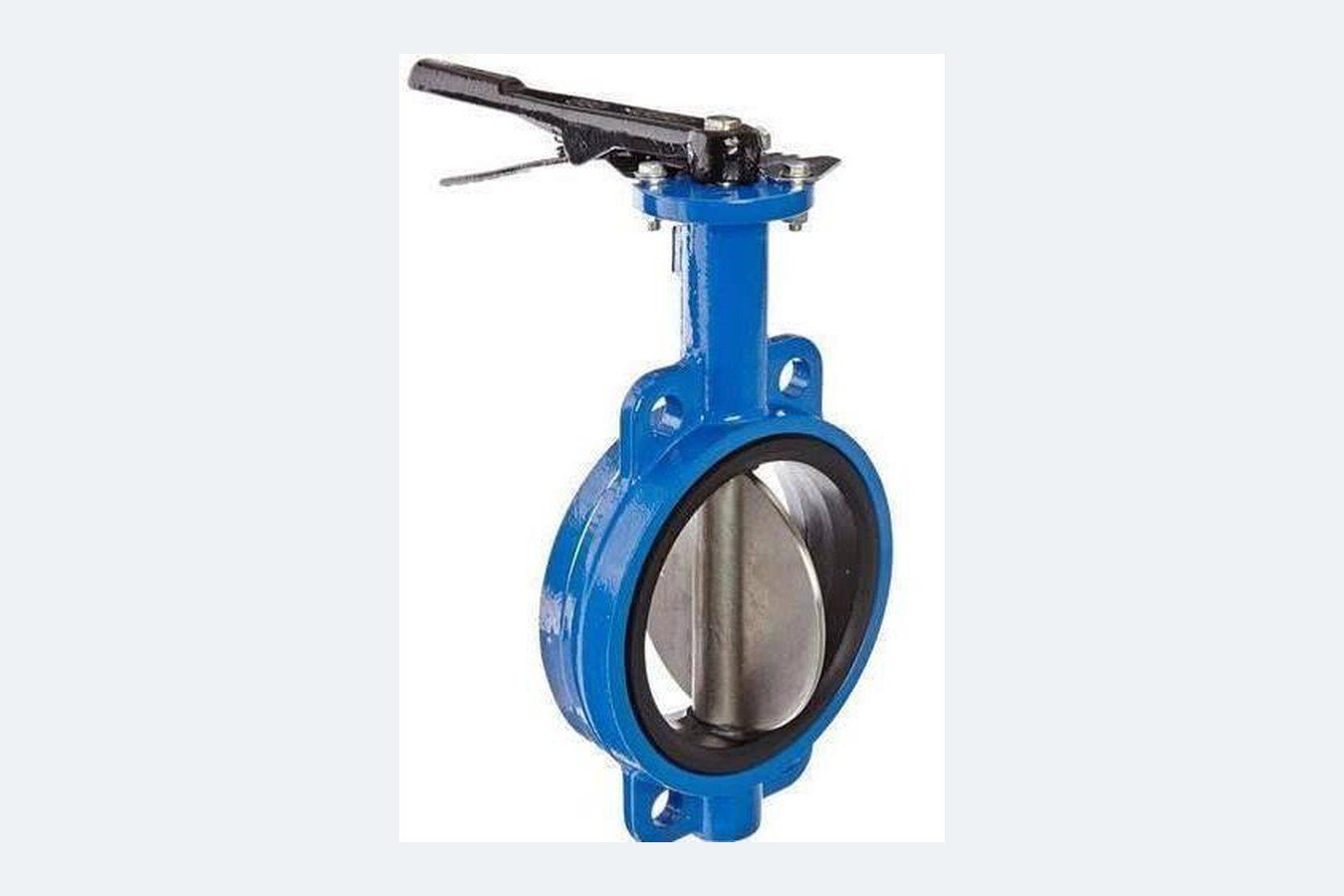 Butterfly valve blue body